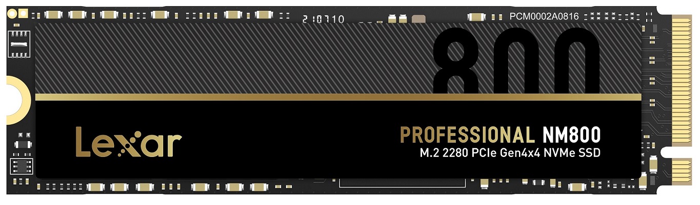Lexar ra mắt SSD Lexar Professional NM800 M.2 2280 PCIe Gen4x4 NVMe tốc độ 7GB/s