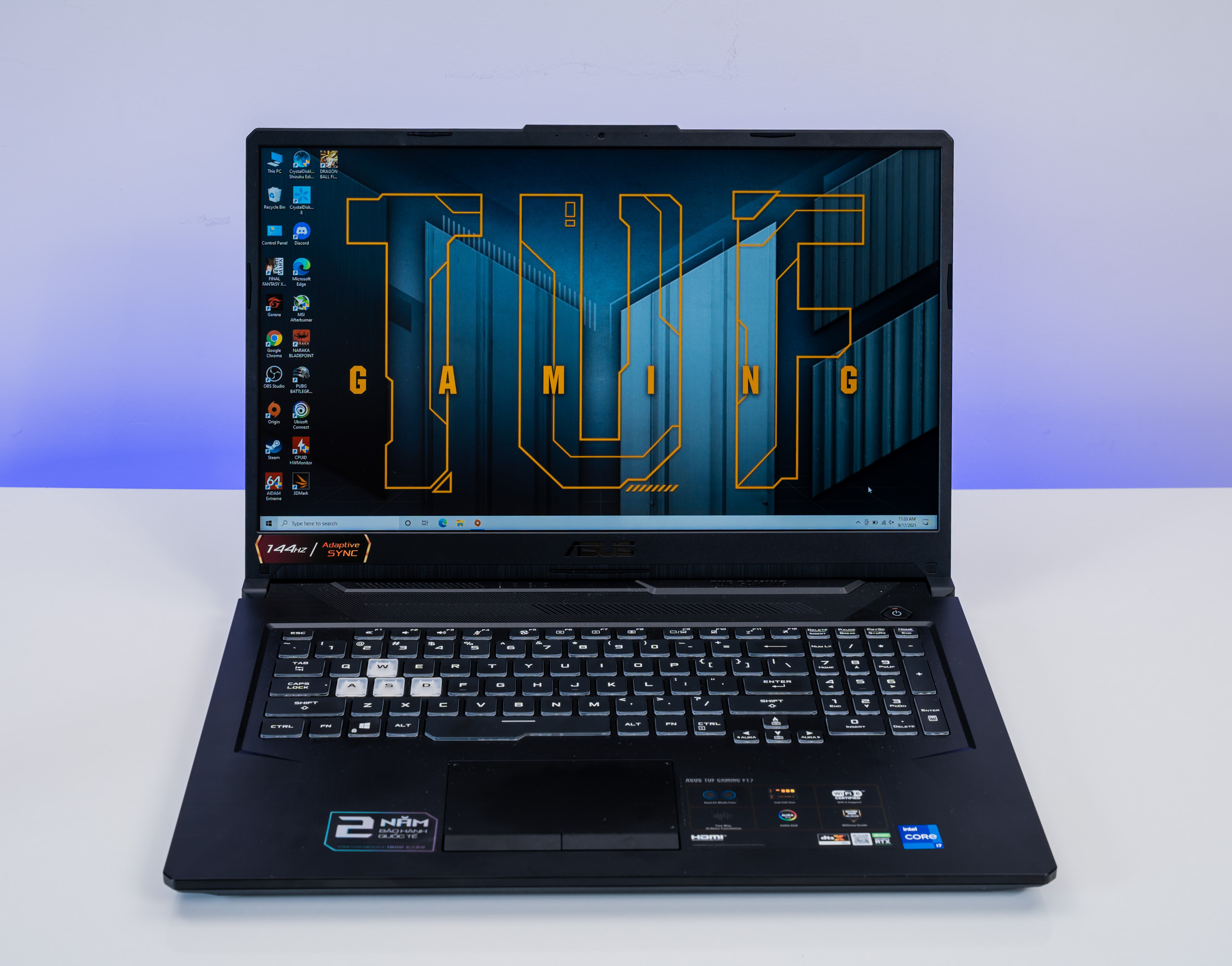 Trên tay laptop ASUS TUF Gaming F17 FX706HC thiết kế độc đáo, cấu hình mạnh mẽ
