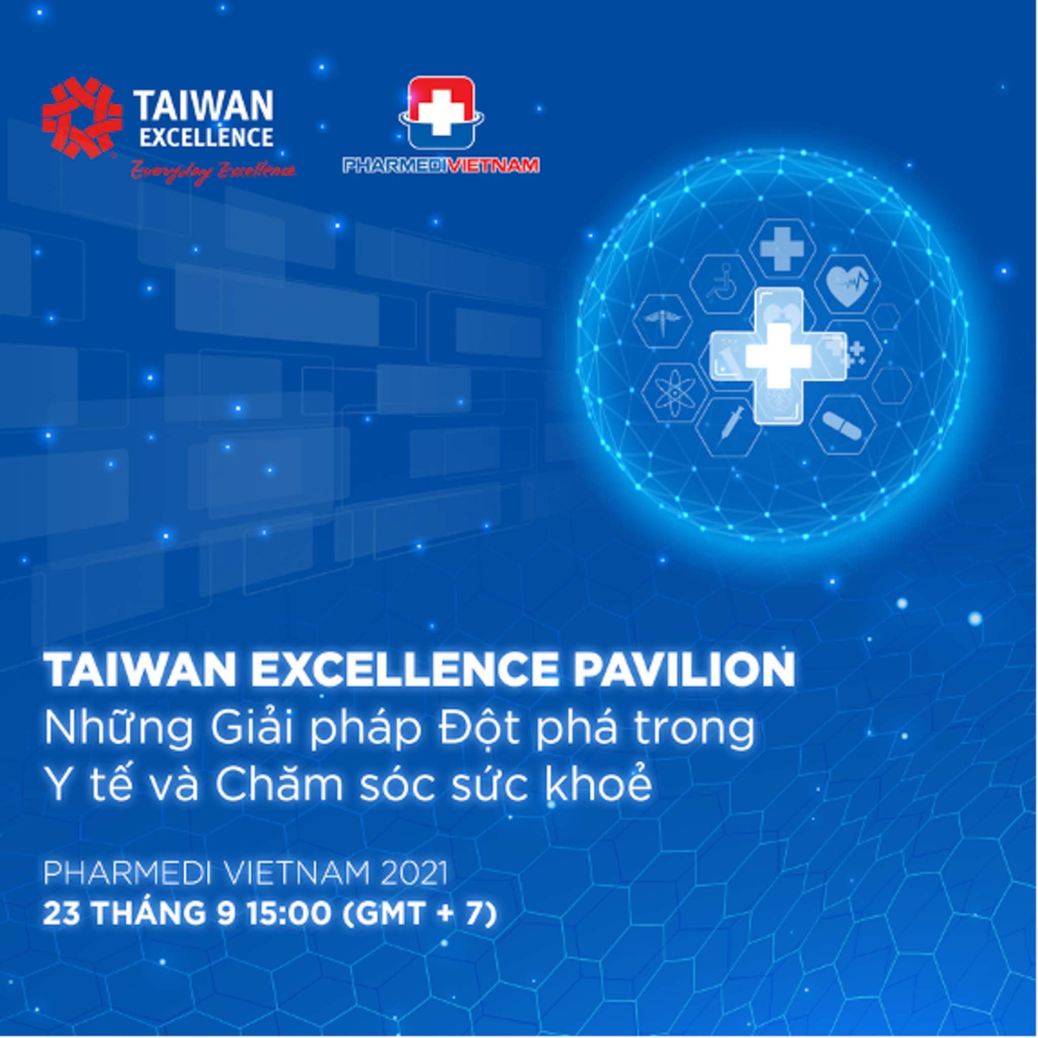 Hội thảo trực tuyến Taiwan Excellence về các Giải pháp Y tế Đột phá - Chăm sóc sức khoẻ thông minh cho cuộc sống tuyệt vời