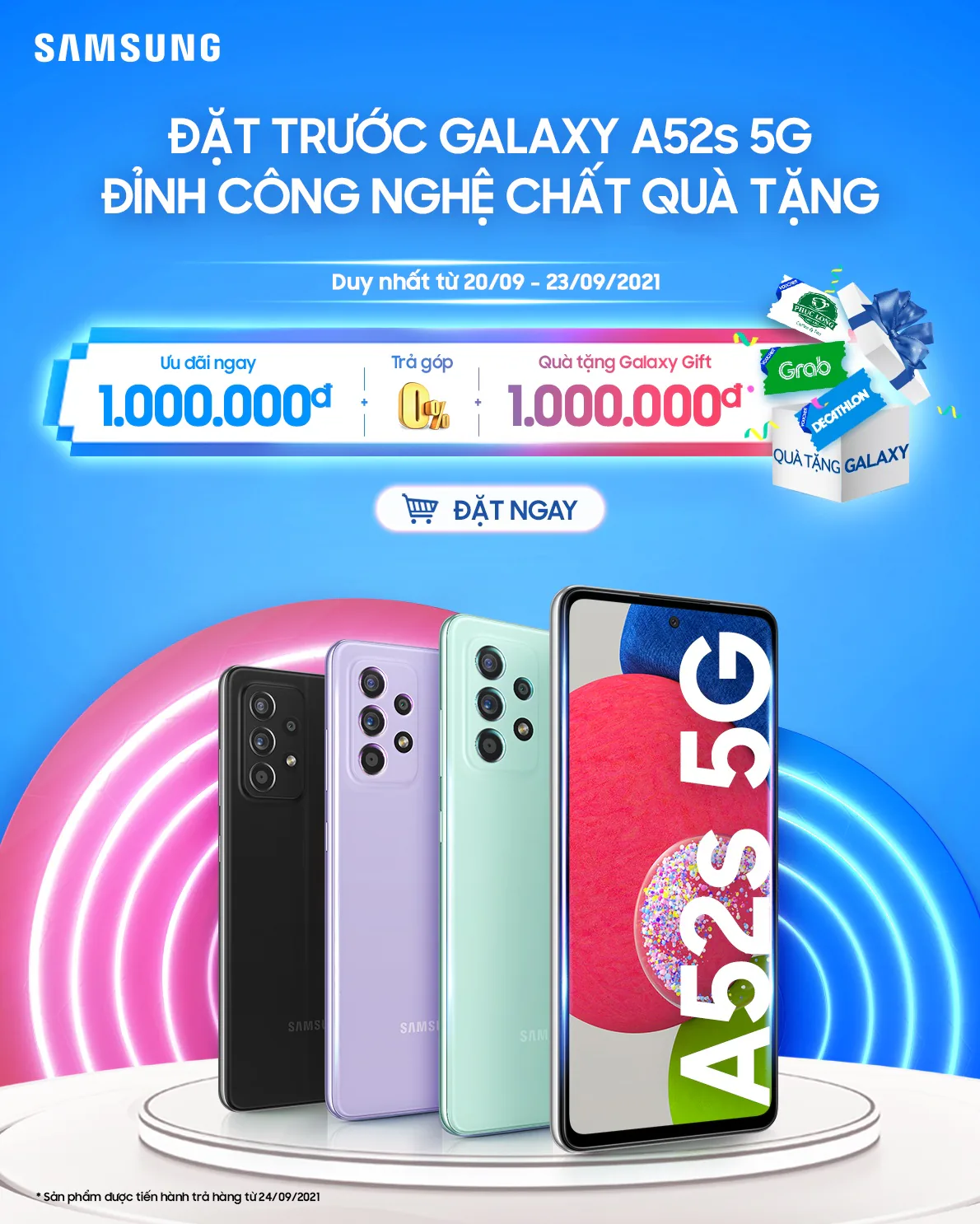 Galaxy A52s 5G chính thức lên kệ: Tiên phong Video Camera OIS sắc nét cho người dùng trẻ
