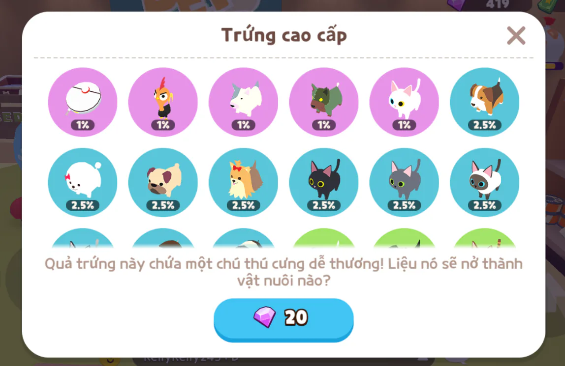 Cách ấp trứng và cách giúp trứng thú cưng nở nhanh trong Play Together