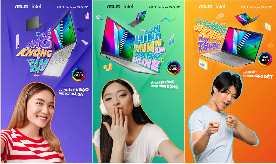 ASUS khởi động mùa “Tựu trường KHÔNG-BÌNH-THƯỜNG” với loạt VivoBook 15 OLED mới