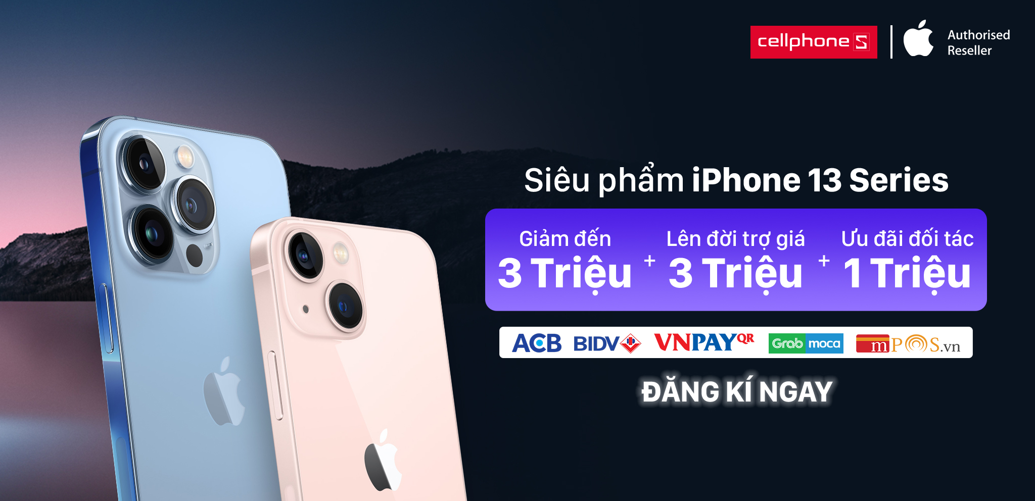 CellphoneS công bố giá bán dự kiến của iPhone 13 tại thị trường Việt Nam