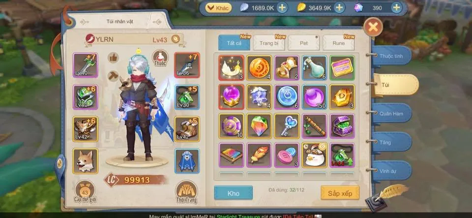 Cloud Song VNG: Vân Thành Chi Ca - Hướng dẫn tăng cấp, mạnh hóa nhân vật dành cho newbie