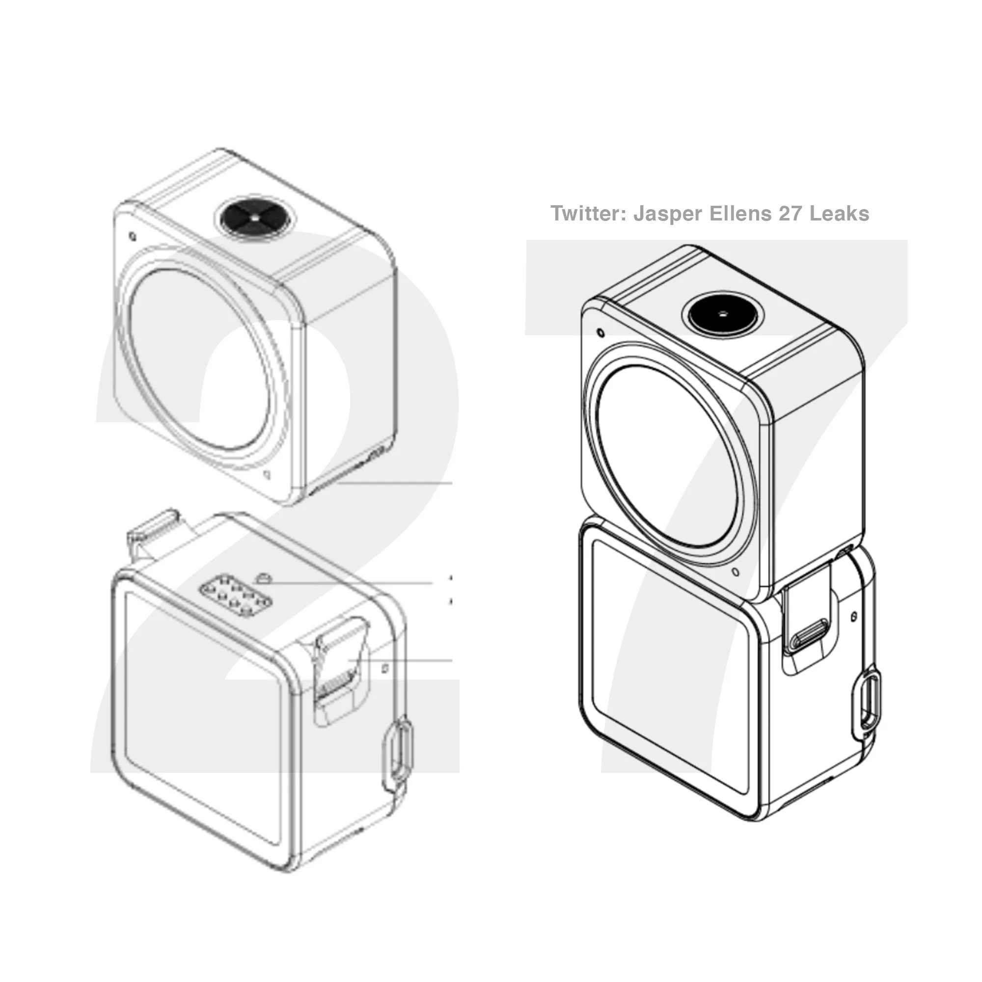 Lộ diện thông tin về camera hành trình DJI Action 2 mới với khả năng quay video 4K120FPS