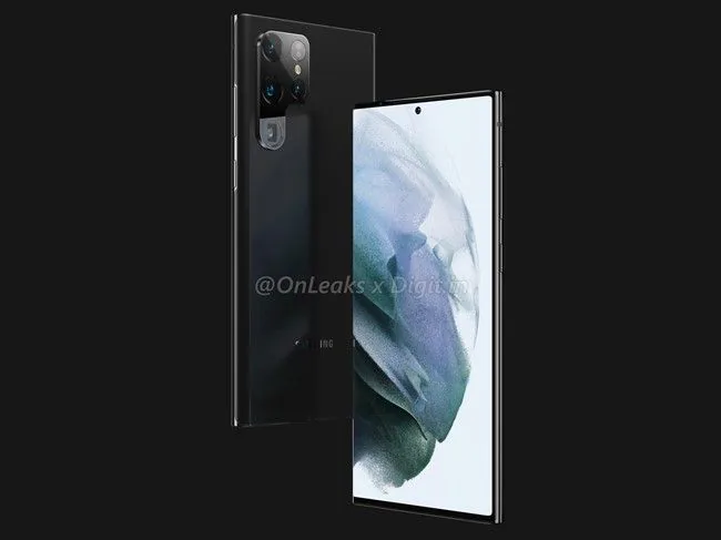 Lộ diện ảnh render Samsung Galaxy S22 với khe nhét bút S Pen