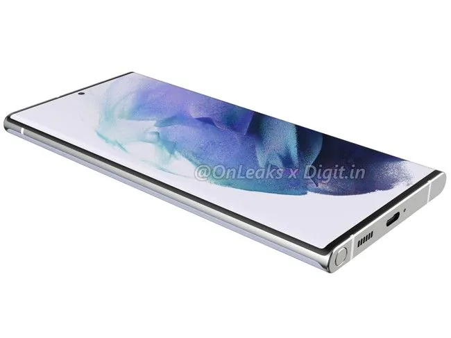 Lộ diện ảnh render Samsung Galaxy S22 với khe nhét bút S Pen