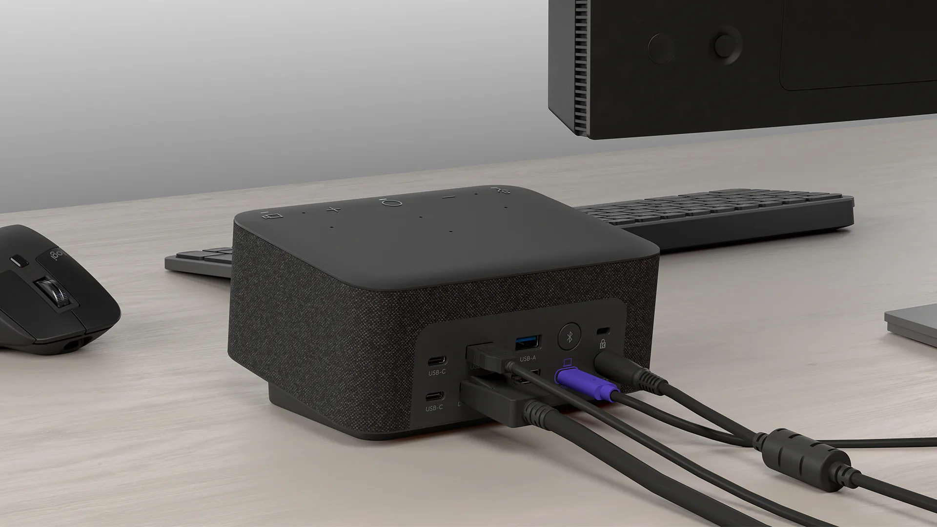 Logitech ra mắt Logi Dock all-in-one có tích hợp loa ngoài