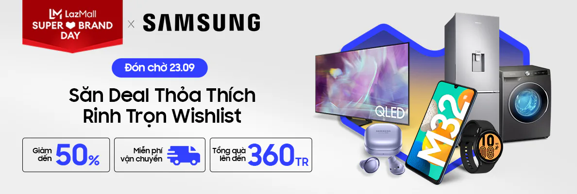 Samsung khởi động Ngày Hội Siêu Thương Hiệu năm 2021 trên Lazada