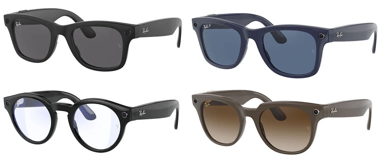 Facebook giới thiệu mắt kính thông minh hợp tác với Ray-ban