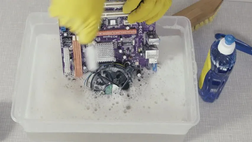 Vệ sinh mainboard bằng nước, tưởng đùa mà thật nhưng vẫn cần lưu ý những điều sau