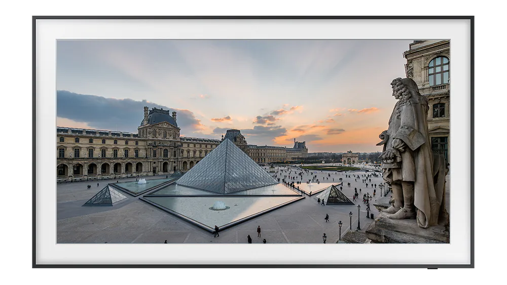 Ngắm nàng Mona Lisa trên TV Samsung The Frame từ Bảo tàng Louvre