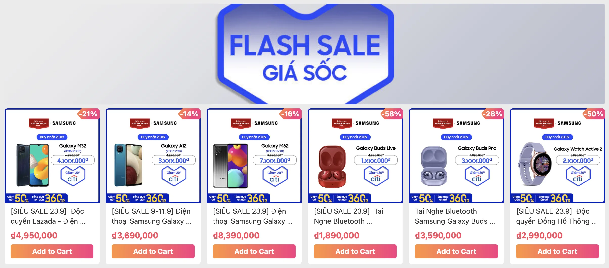 Samsung khởi động Ngày Hội Siêu Thương Hiệu năm 2021 trên Lazada