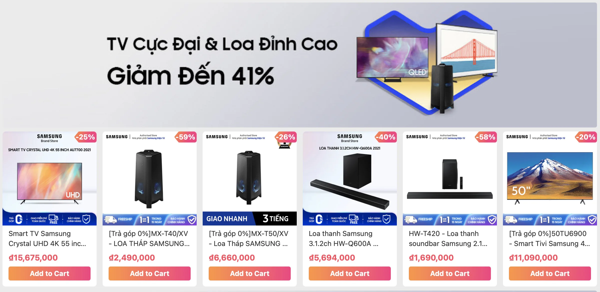 Samsung khởi động Ngày Hội Siêu Thương Hiệu năm 2021 trên Lazada