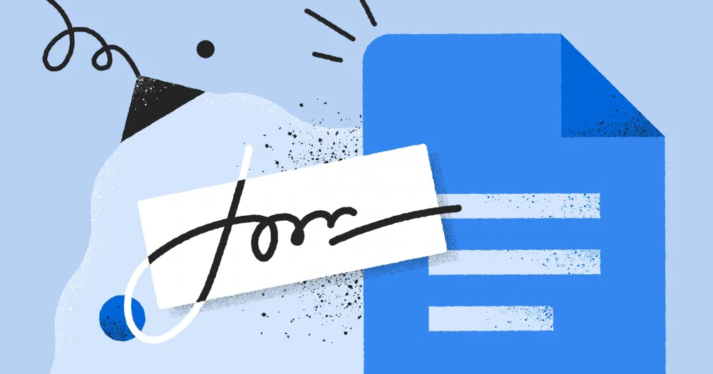 Hướng dẫn cách chèn và thêm chữ ký bằng Google Docs