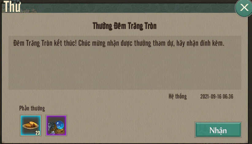 Hoạt náo giang hồ với sự kiện trung thu trong Võ Lâm Truyền Kỳ 1 Mobile