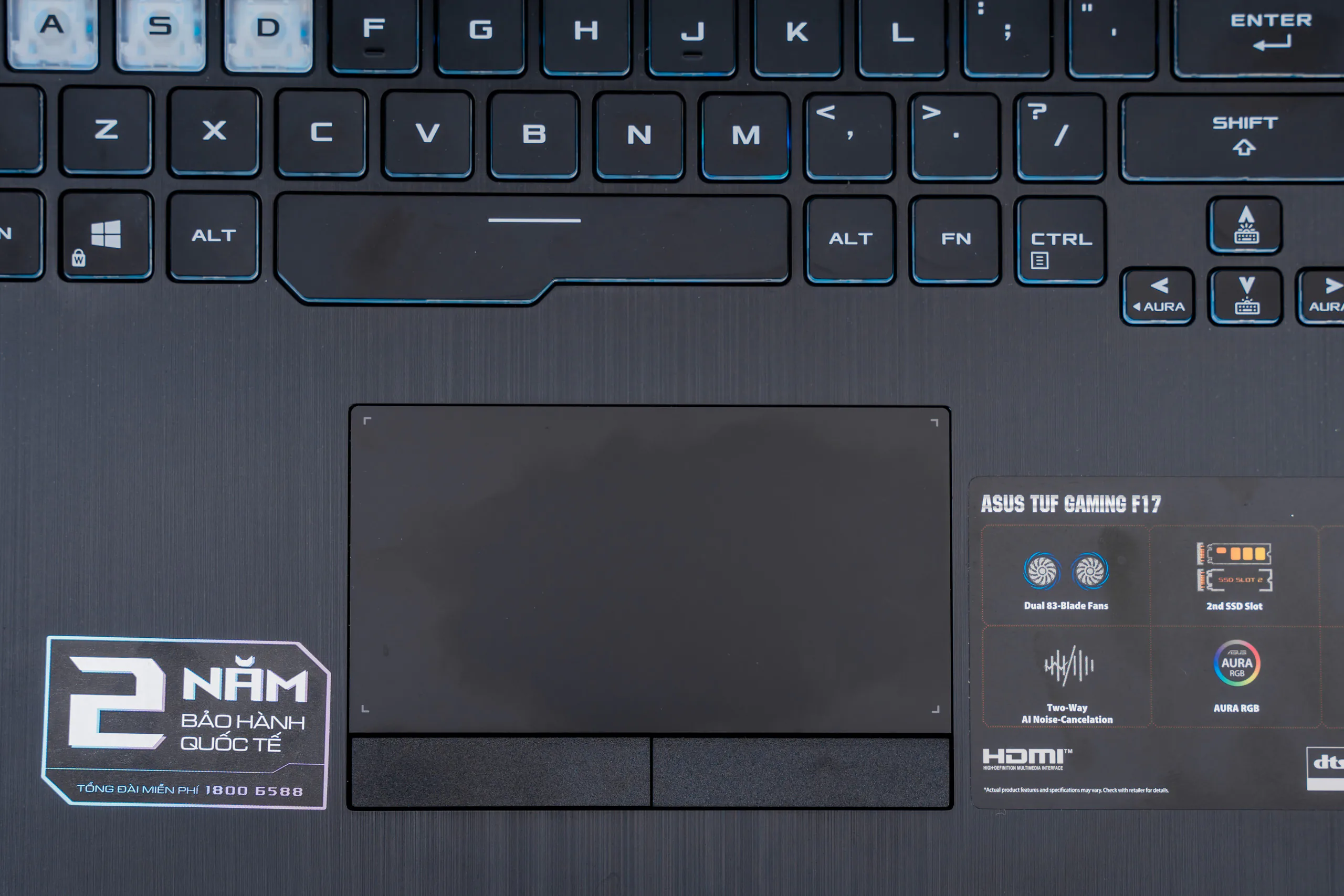 Trên tay laptop ASUS TUF Gaming F17 FX706HC thiết kế độc đáo, cấu hình mạnh mẽ