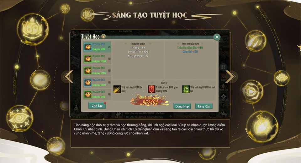 Võ Lâm Truyền Kỳ 1 Mobile bật mí phiên bản mới Thương Hải Phong Vân với môn phái mới cực hot