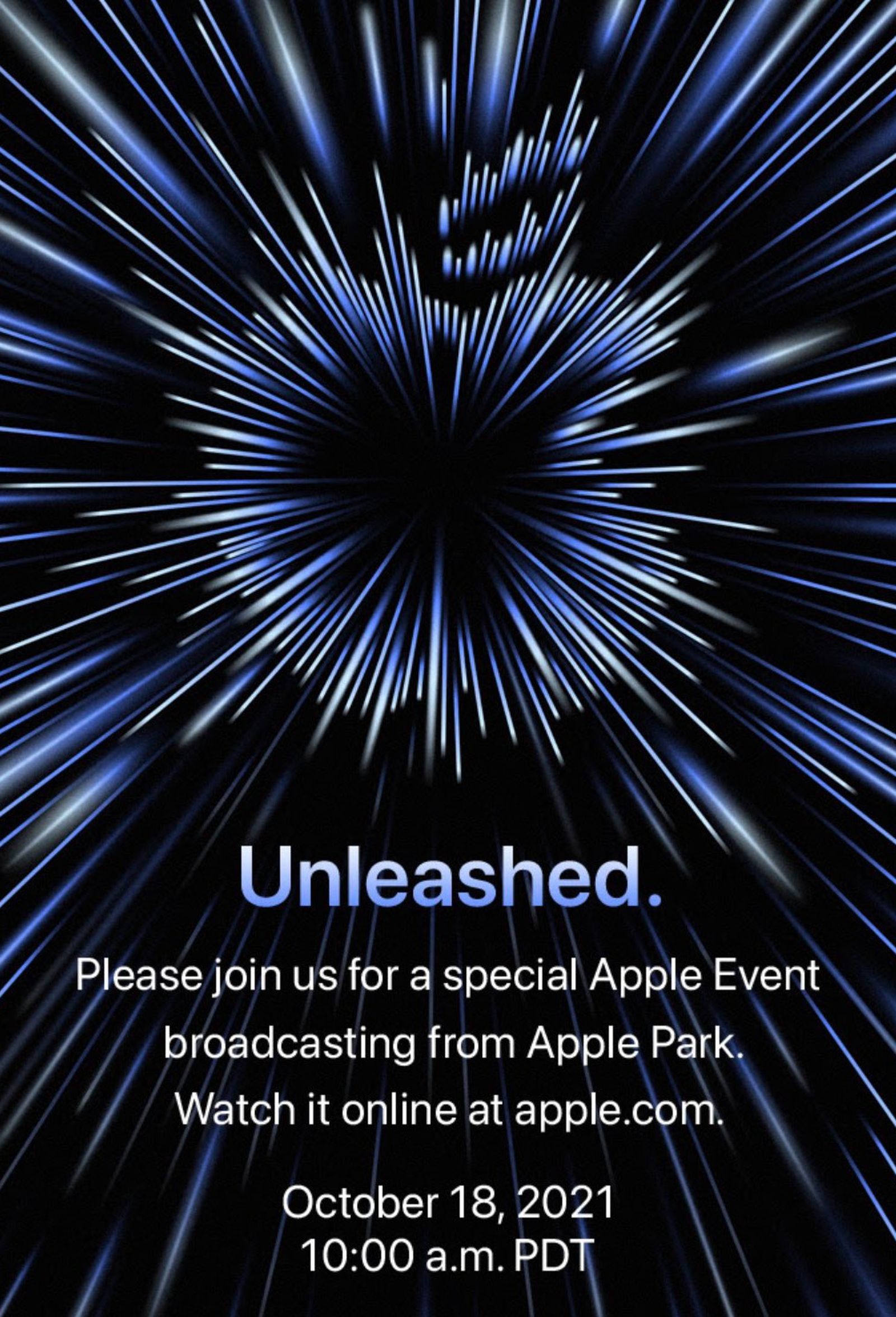 Apple gửi thư mời đến sự kiện "Unleased" - Giải phóng sức mạnh vào 19/10