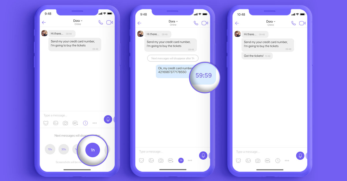 Viber ra mắt tính năng tin nhắn tự động biến mất trong  cuộc trò chuyện nhóm