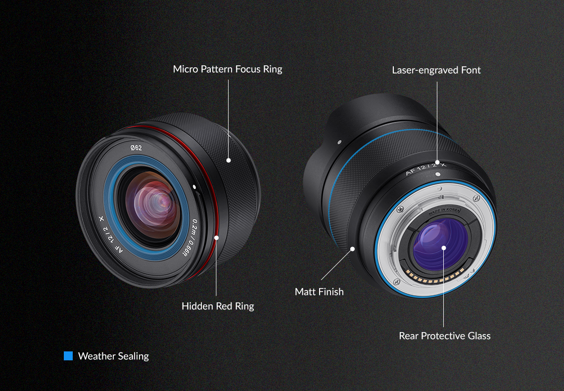 Samyang ra mắt ống kính AF 12mm F2 X cho Fujifilm ngàm X