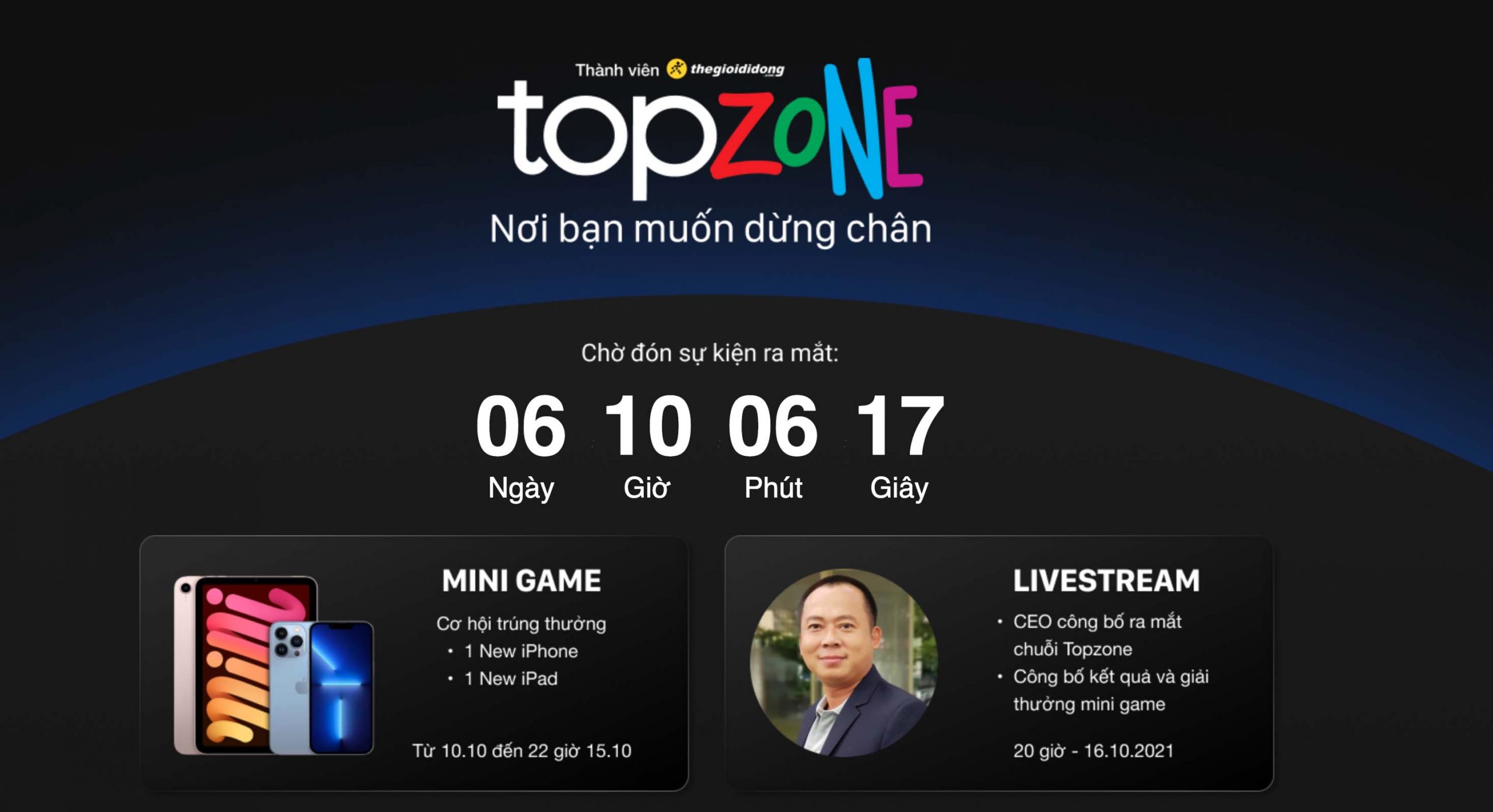Thế Giới Di Động sắp ra đời một thương hiệu mới mang tên TopZone