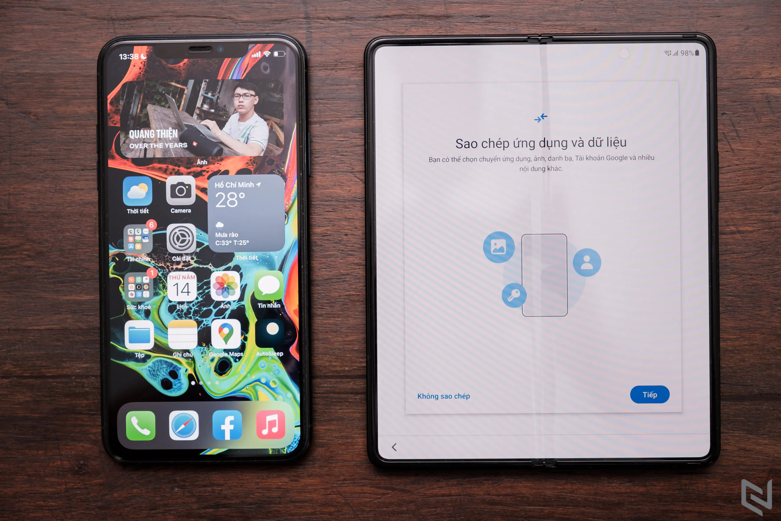 Cách chuyển dữ liệu từ iPhone sang Galaxy Z Fold3/Z Flip3