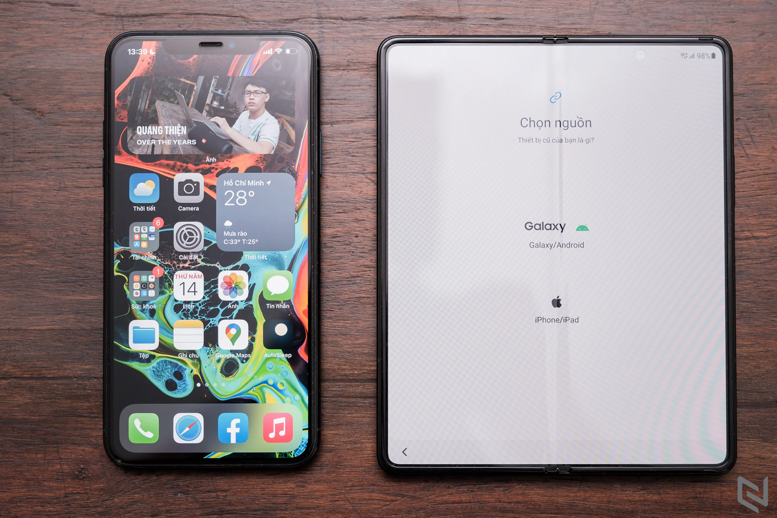 Cách chuyển dữ liệu từ iPhone sang Galaxy Z Fold3/Z Flip3