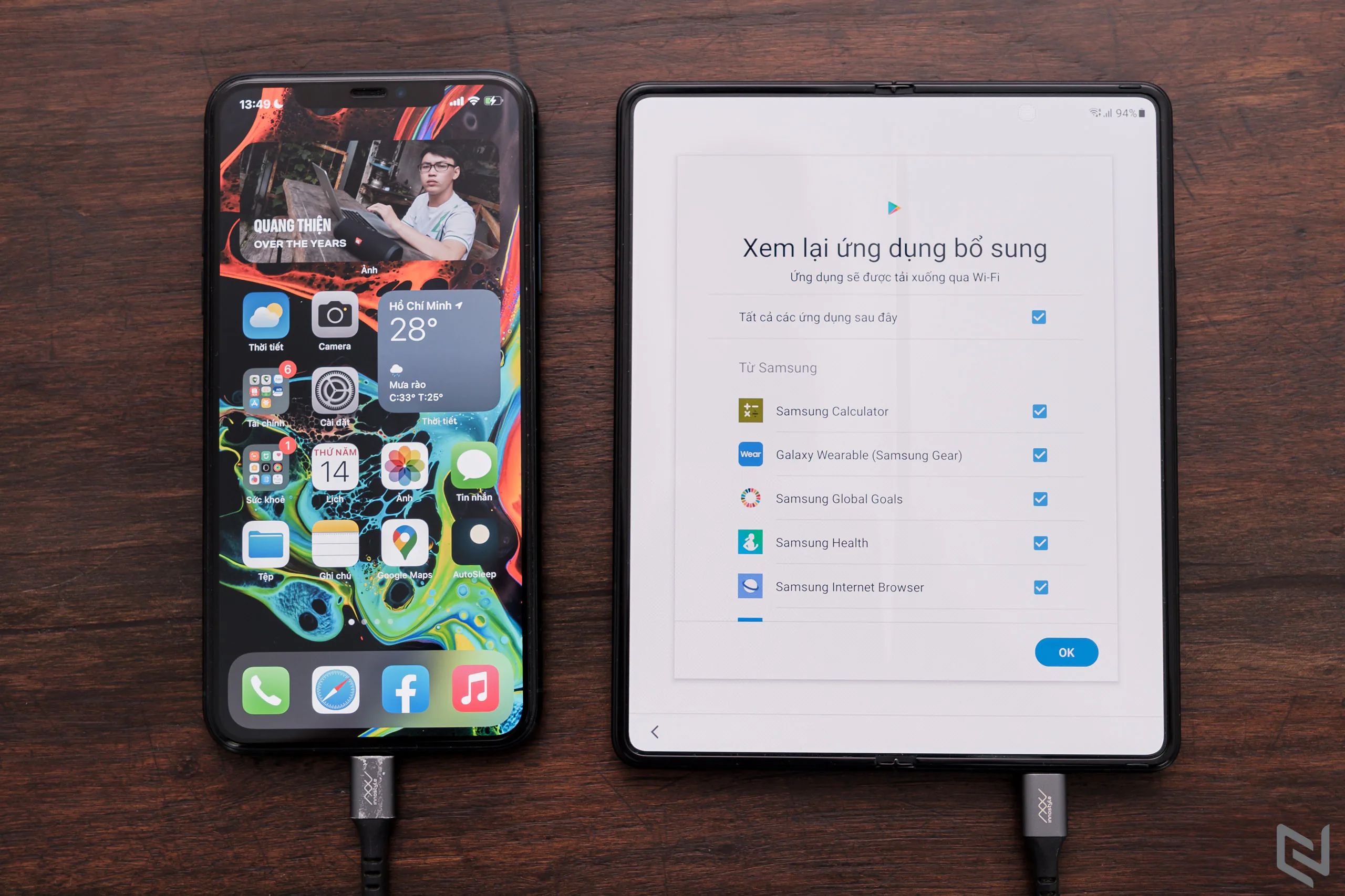 Cách chuyển dữ liệu từ iPhone sang Galaxy Z Fold3/Z Flip3