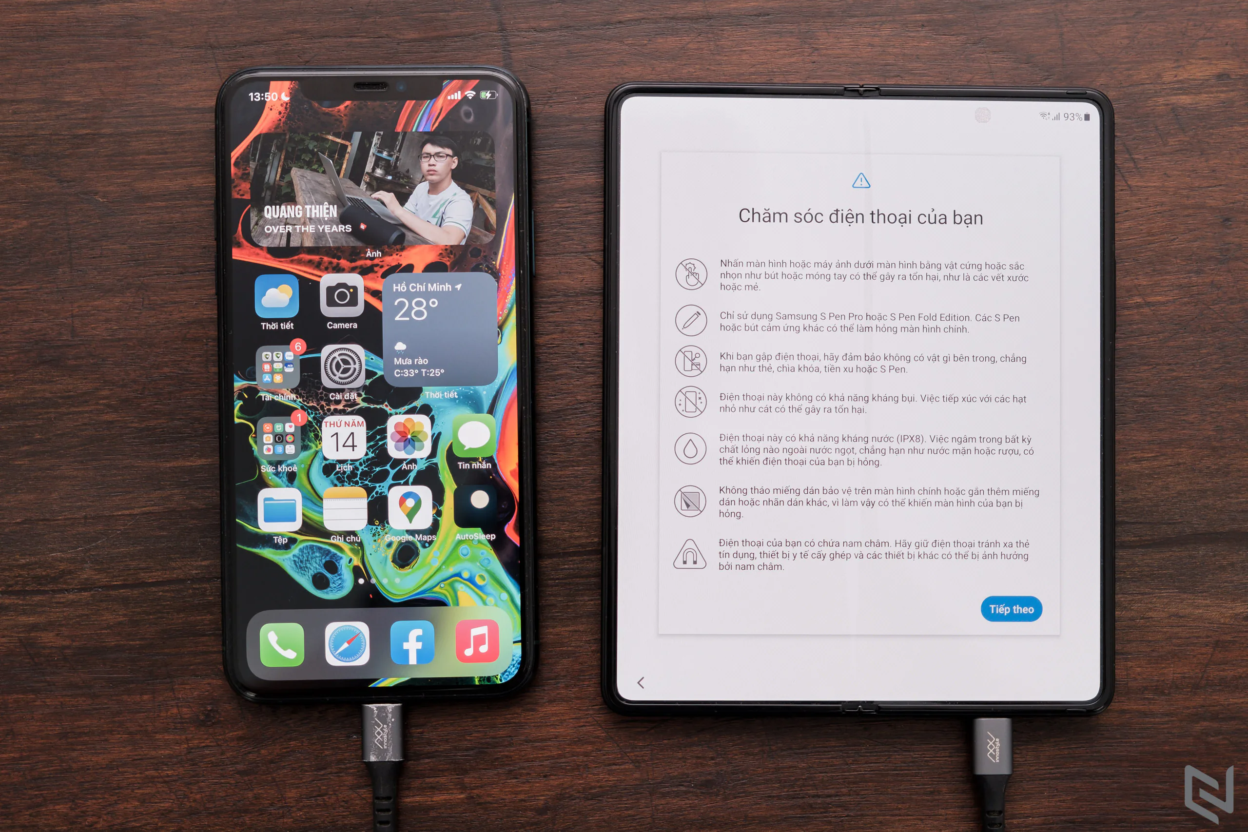 Cách chuyển dữ liệu từ iPhone sang Galaxy Z Fold3/Z Flip3