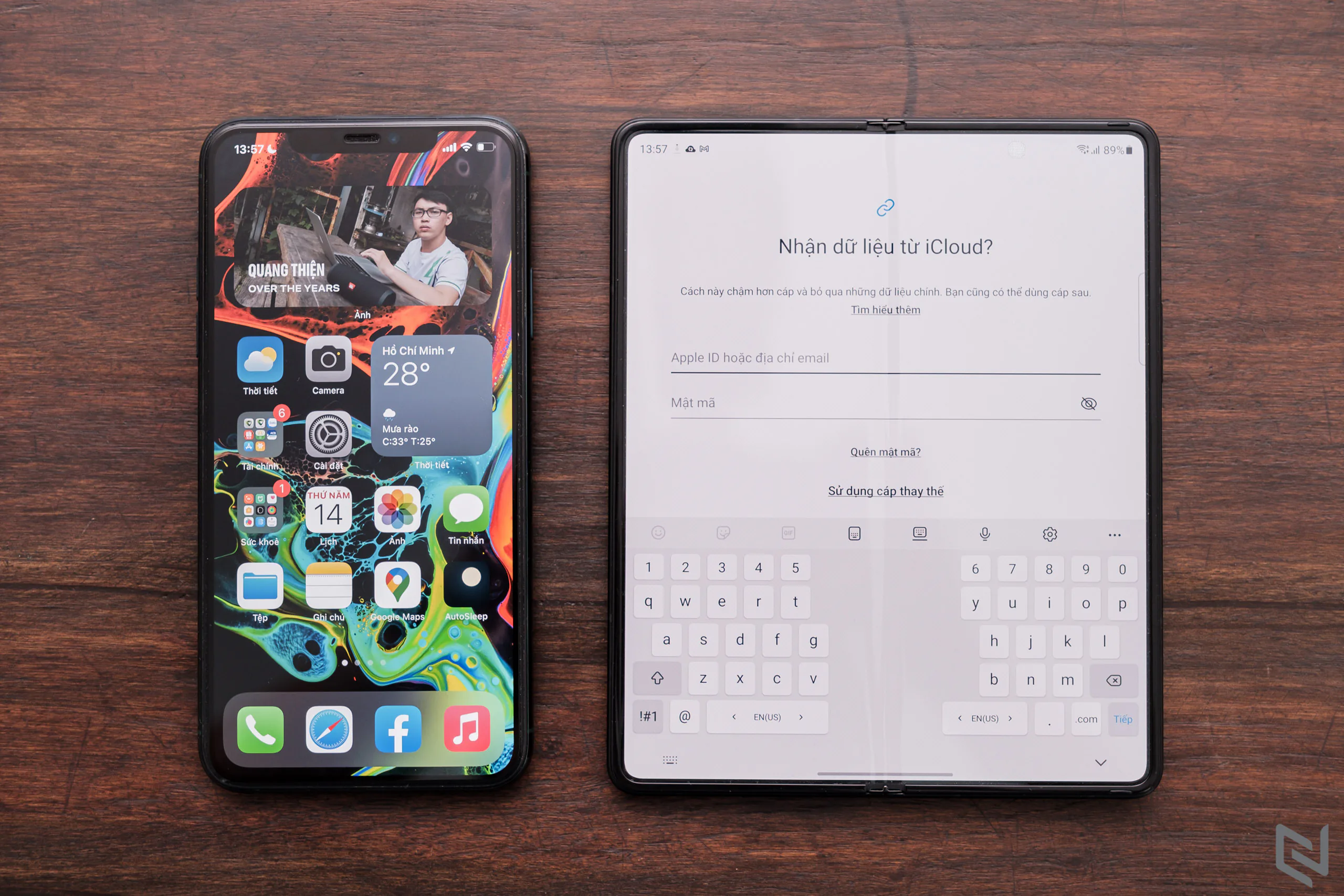 Cách chuyển dữ liệu từ iPhone sang Galaxy Z Fold3/Z Flip3