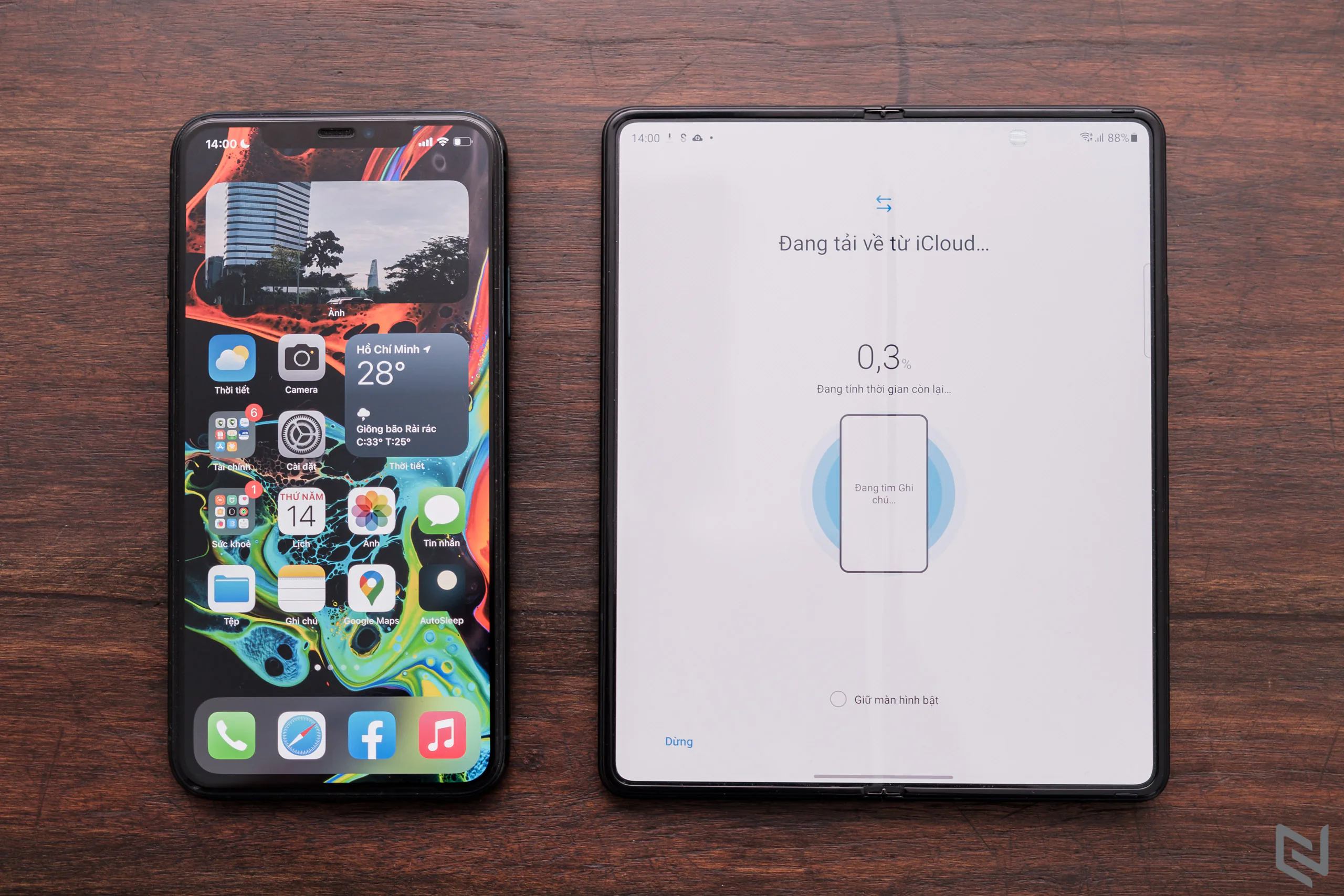 Cách chuyển dữ liệu từ iPhone sang Galaxy Z Fold3/Z Flip3