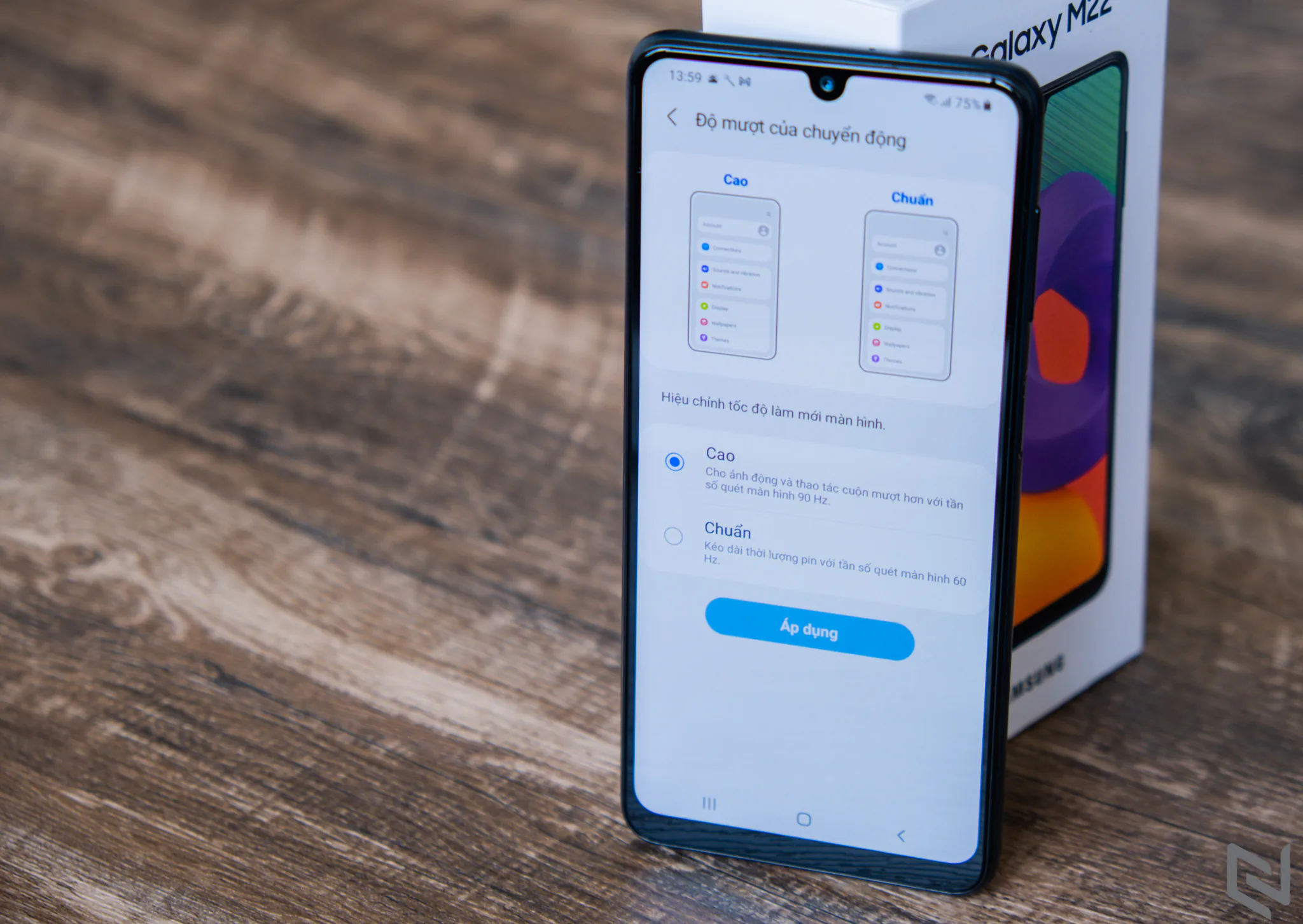Đánh giá hiệu năng Galaxy M22: Hiệu năng mạnh mẽ vượt trội, màn hình tần số quét 90Hz mượt mà