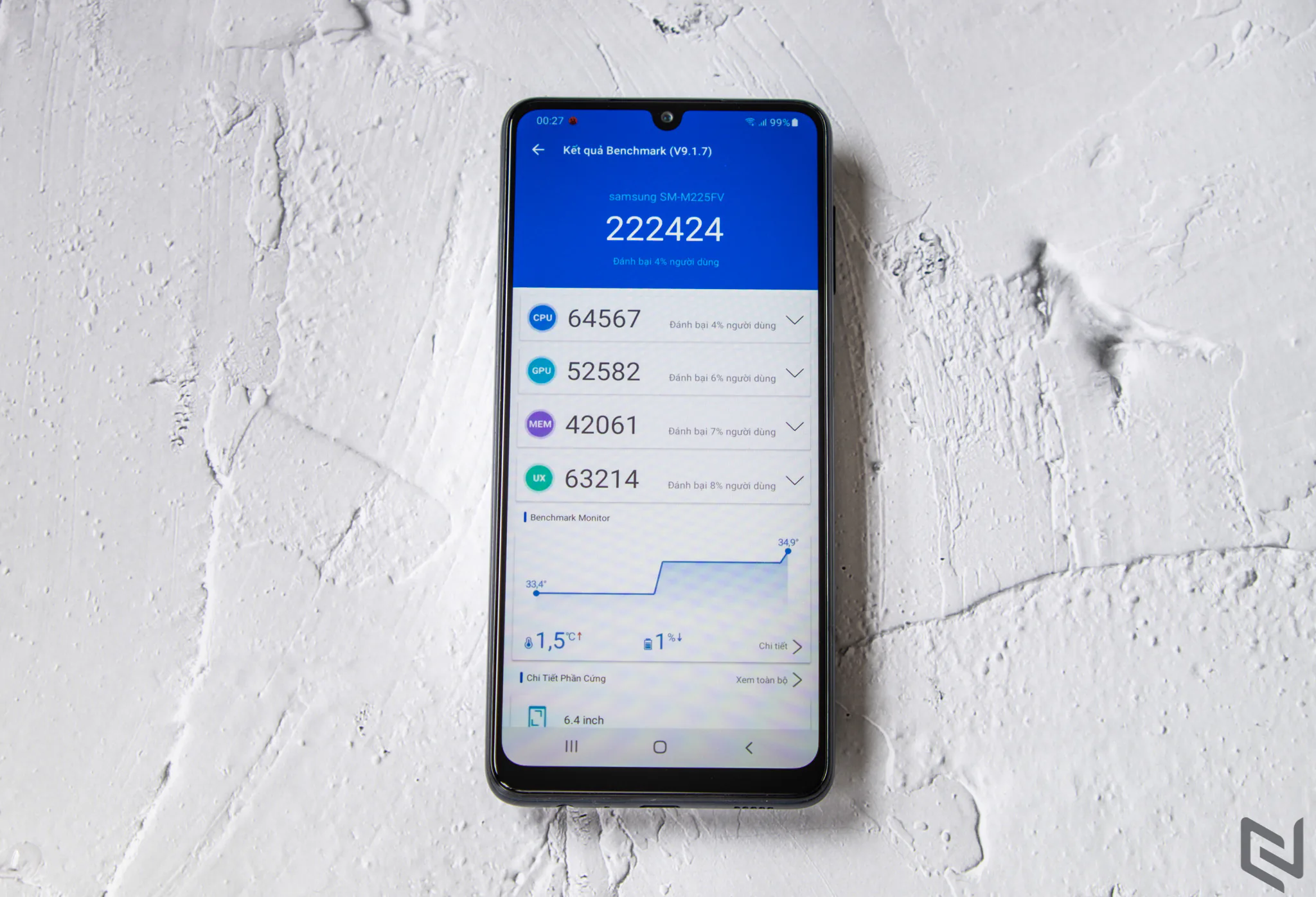 Mở hộp Samsung Galaxy M22: Màn hình đẹp, hiệu năng mạnh mẽ với màn hình tràn viền 90Hz