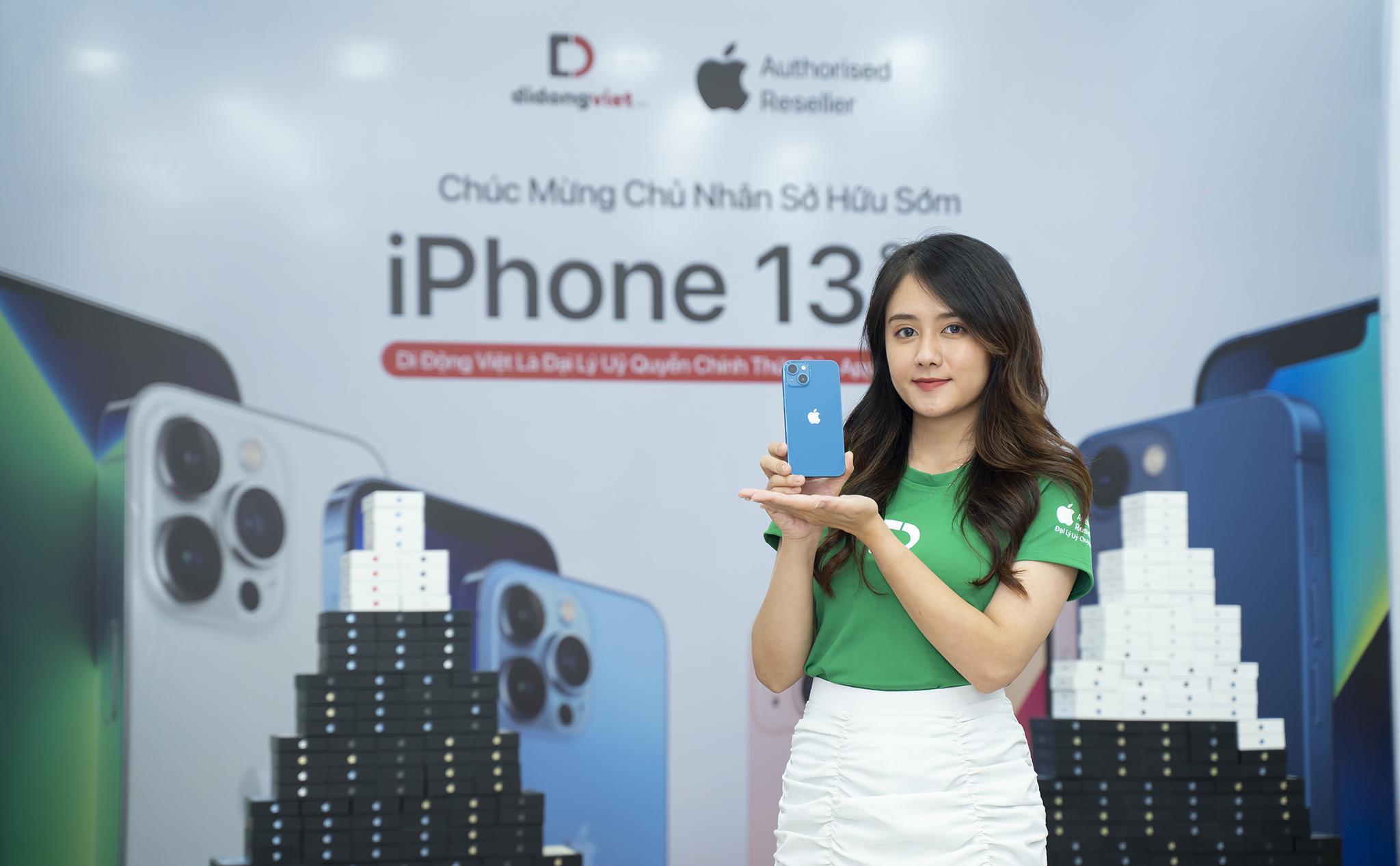 Di Động Việt chuẩn bị iPhone 13 series VN/A, sẵn sàng ngày mở bán rạng sáng 22/10