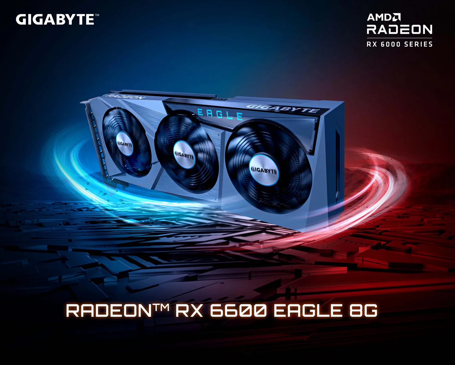 GIGABYTE ra mắt card đồ họa AMD Radeon RX 6600 EAGLE 8G