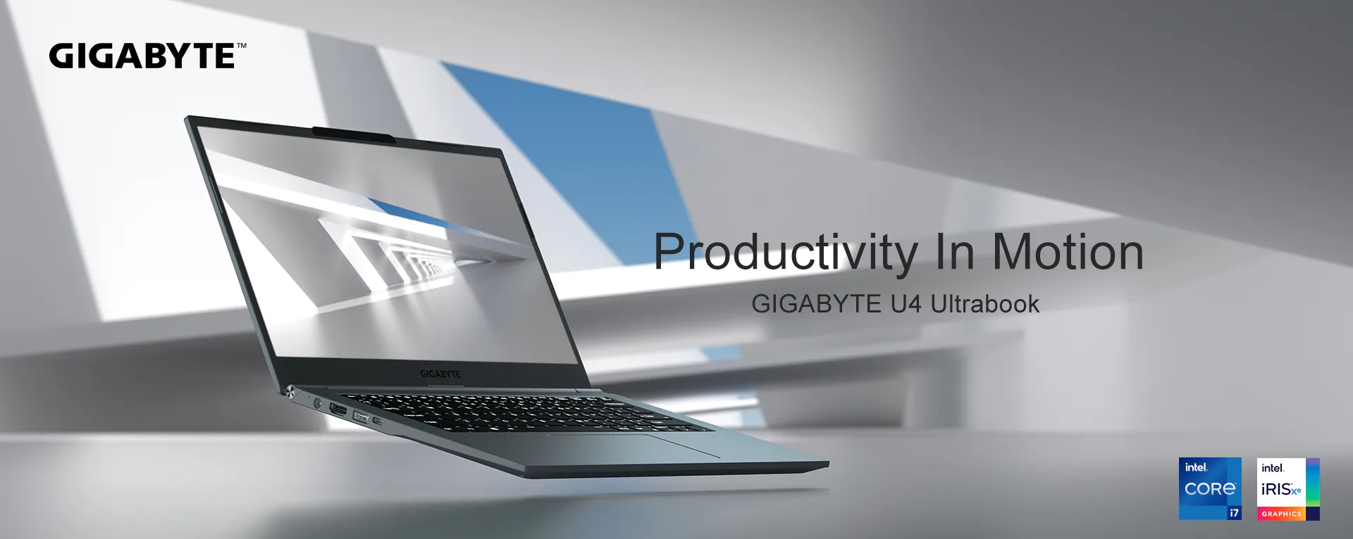 GIGABYTE ra mắt laptop siêu mỏng nhẹ GIGABYTE U4, trọng lượng dưới 1kg