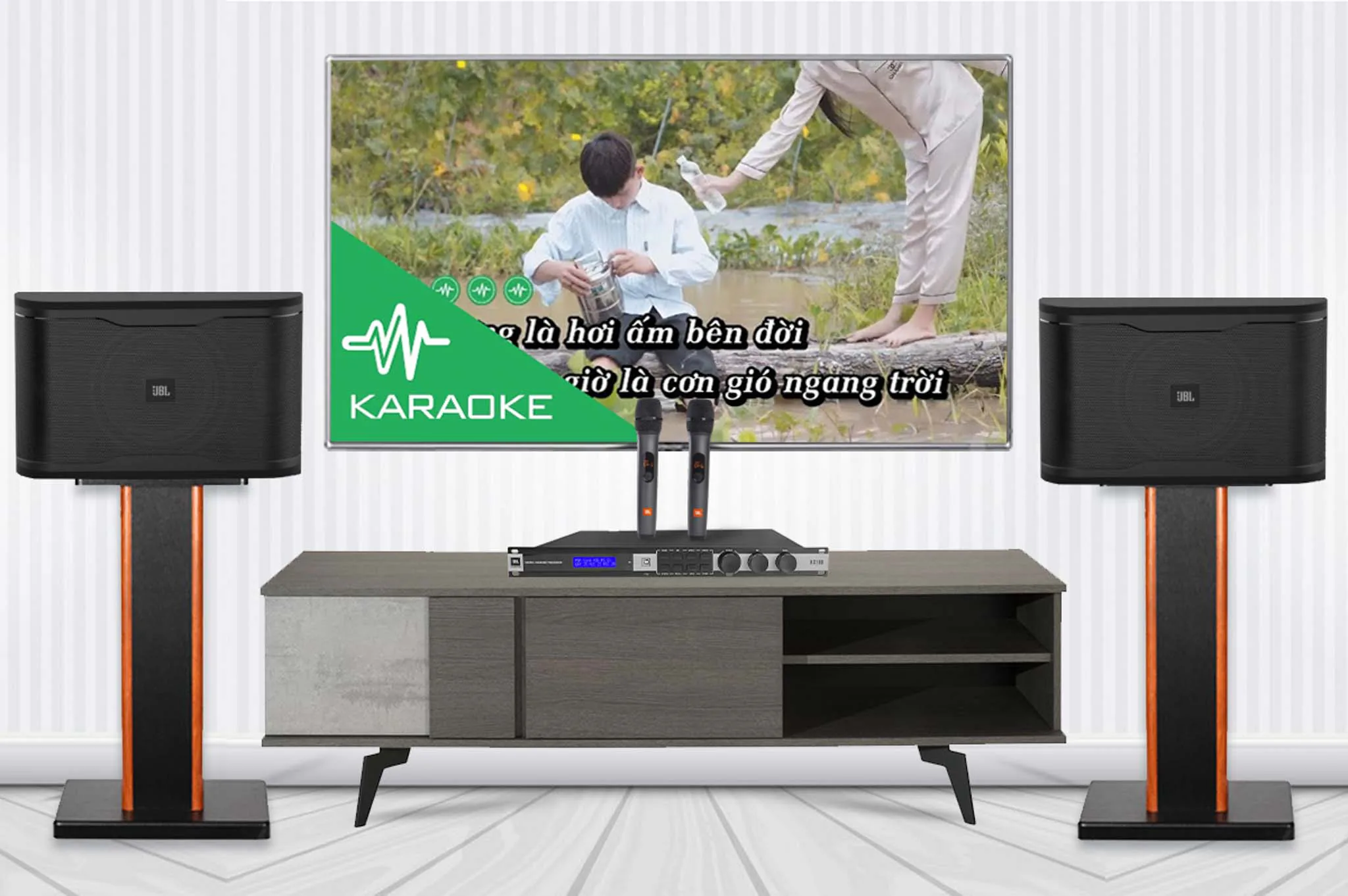 Ra mắt loa Karaoke active JBL RM 210 hoàn toàn mới – Hát theo chuẩn “PRO” tại gia với cấu hình gọn nhẹ