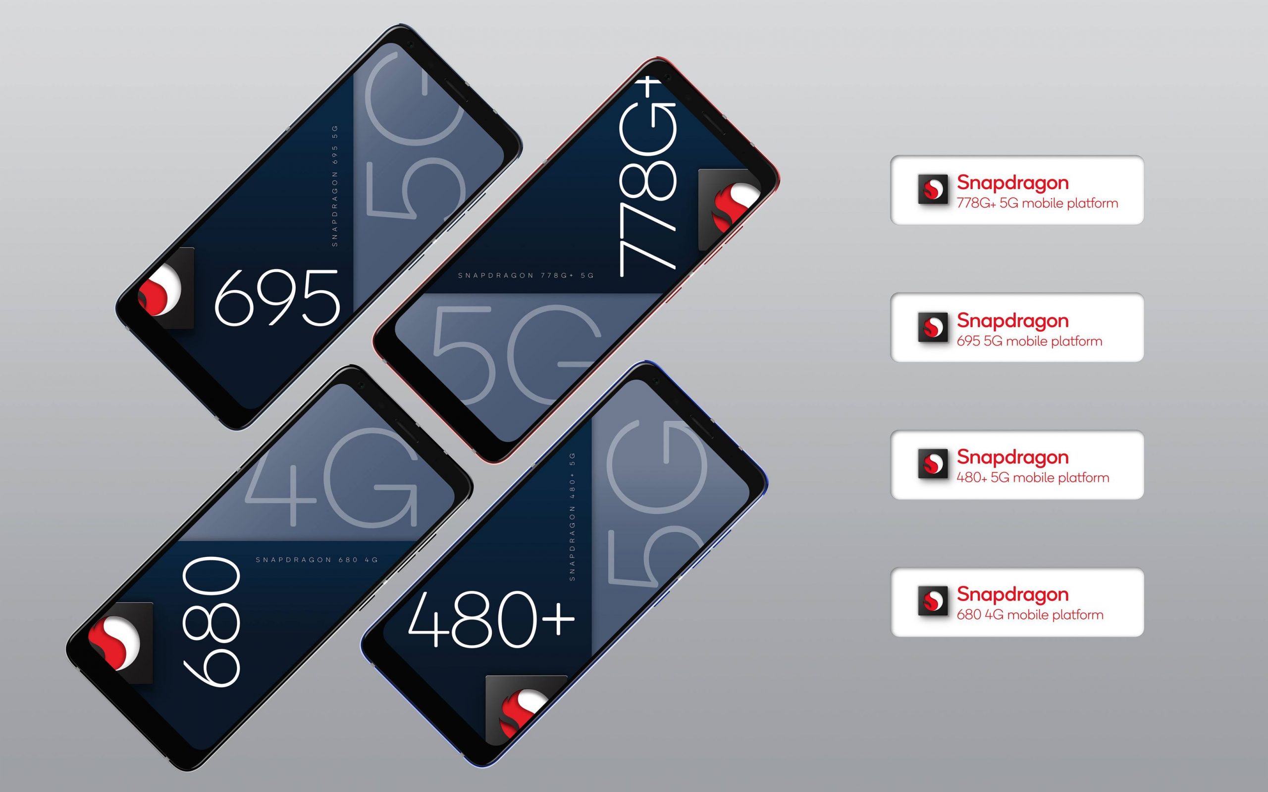 Qualcomm nâng cấp lộ trình công nghệ chip di động với Snapdragon 778G Plus 5G, 695 5G, 480 Plus 5G và 680 4G