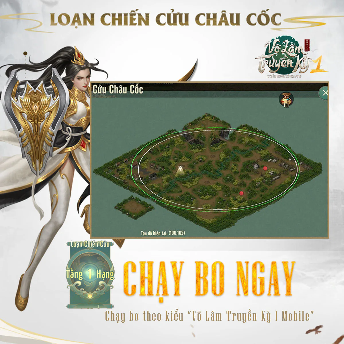 Võ Lâm Truyền Kỳ 1 Mobile chính thức ra mắt phiên bản mới - Thương Hải Phong Vân