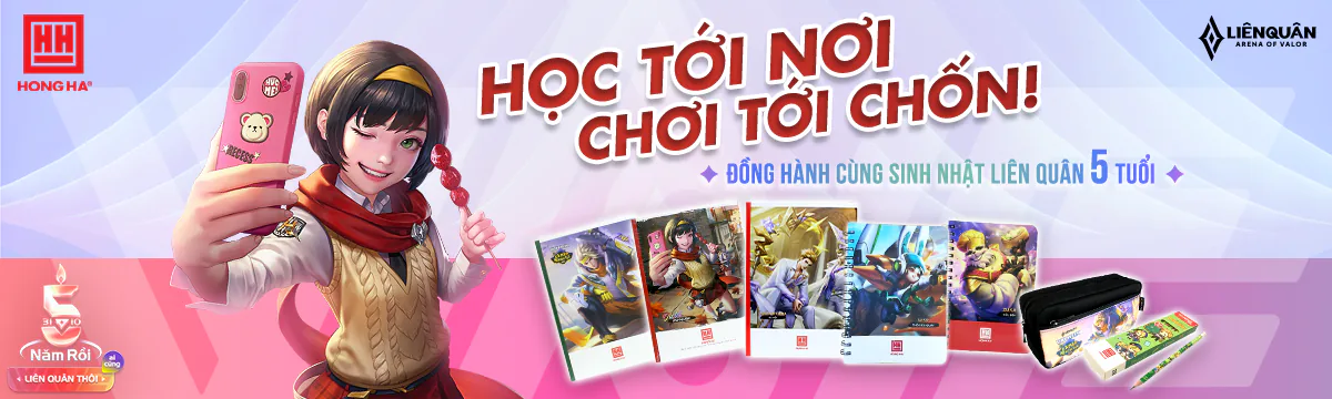 Sinh nhật Liên Quân 5 tuổi với loạt deal khủng hot rần rần từ các thương hiệu dành cho giới trẻ