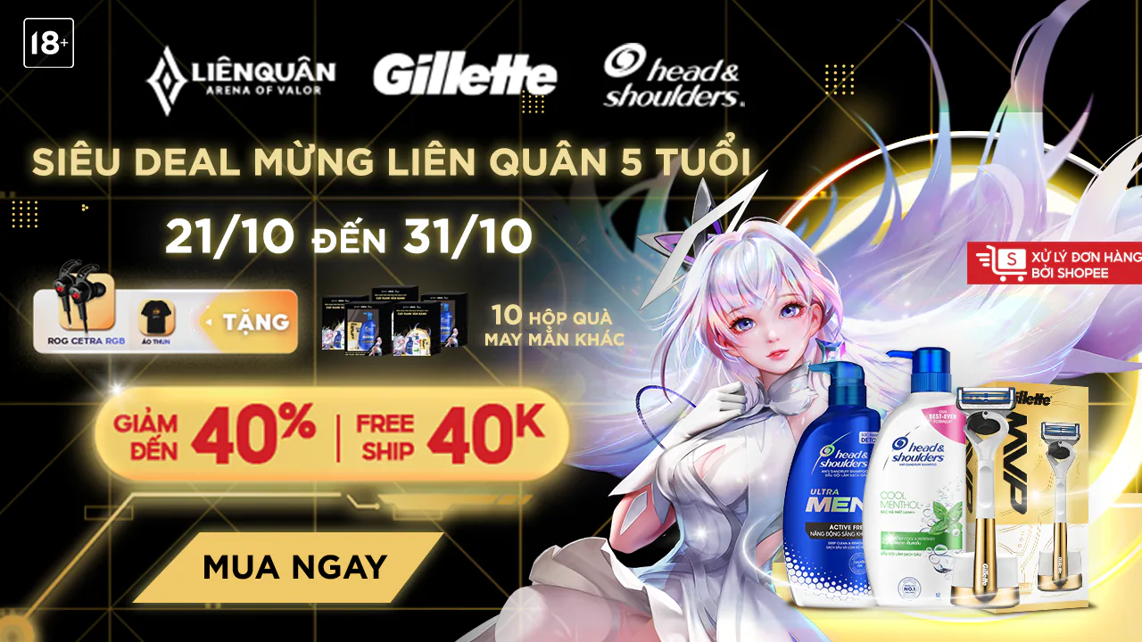 Sinh nhật Liên Quân 5 tuổi với loạt deal khủng hot rần rần từ các thương hiệu dành cho giới trẻ
