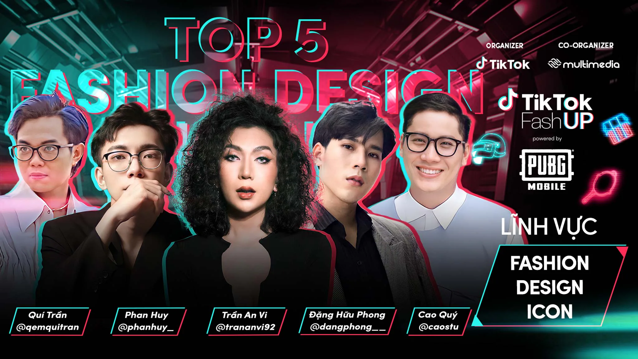 Top 20 chính thức lộ diện, cùng so tài trong Đêm tôn vinh & trình diễn thời trang TikTok FashUP Gala Night 2021