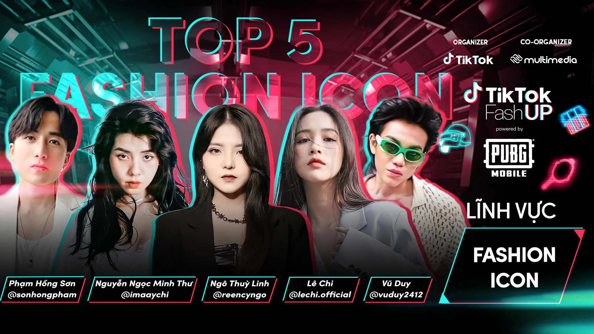 Top 20 chính thức lộ diện, cùng so tài trong Đêm tôn vinh & trình diễn thời trang TikTok FashUP Gala Night 2021