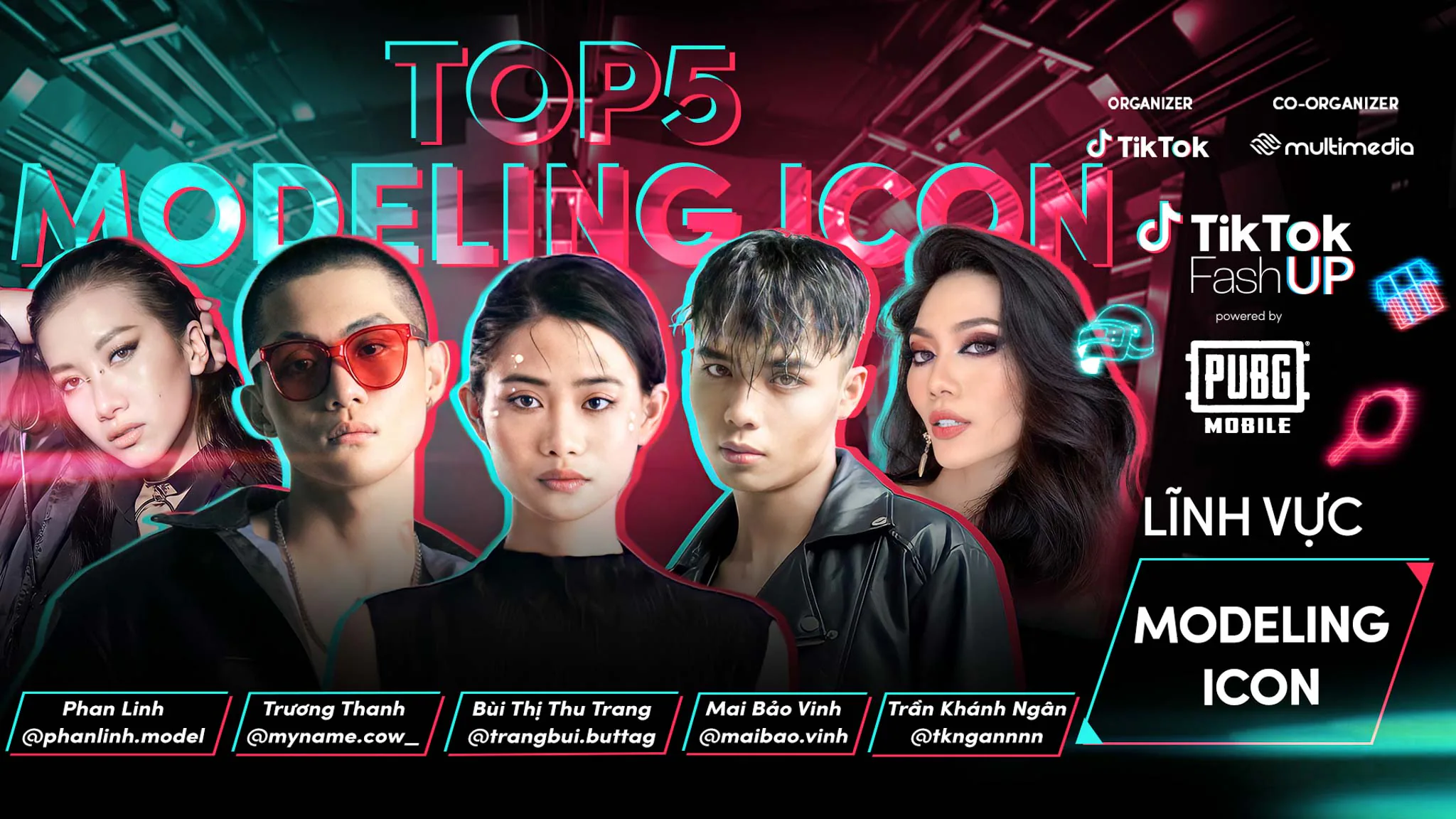 Top 20 chính thức lộ diện, cùng so tài trong Đêm tôn vinh & trình diễn thời trang TikTok FashUP Gala Night 2021