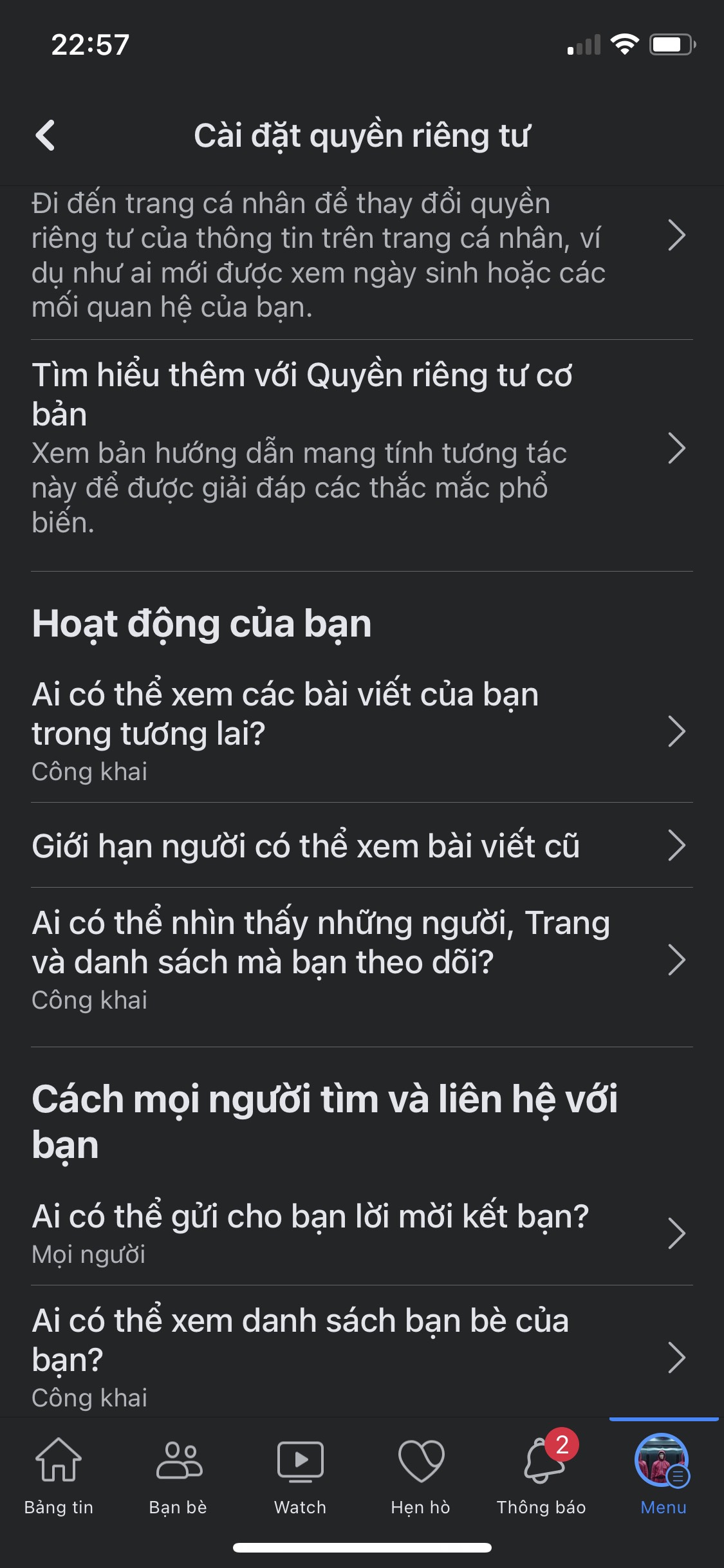 Hướng dẫn cách ẩn người đang theo dõi bạn trên Facebook