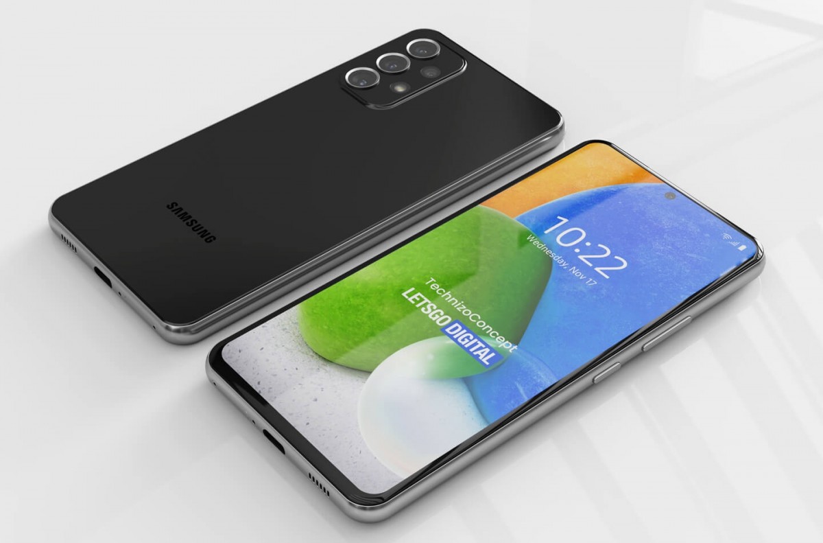 Xuất hiện ảnh concept chiếc smartphone Galaxy A73 5G mới cùng một số thông tin
