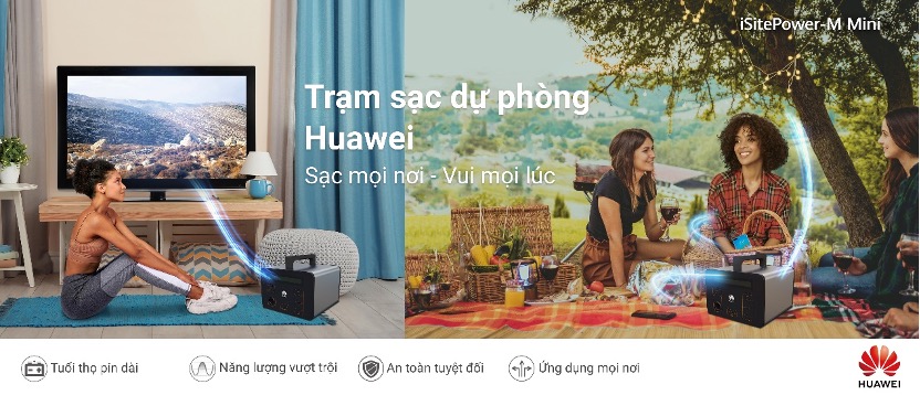 Huawei ra mắt trạm sạc dự phòng di động thông minh iSitePower M Mini: Sạc mọi nơi – Vui mọi lúc