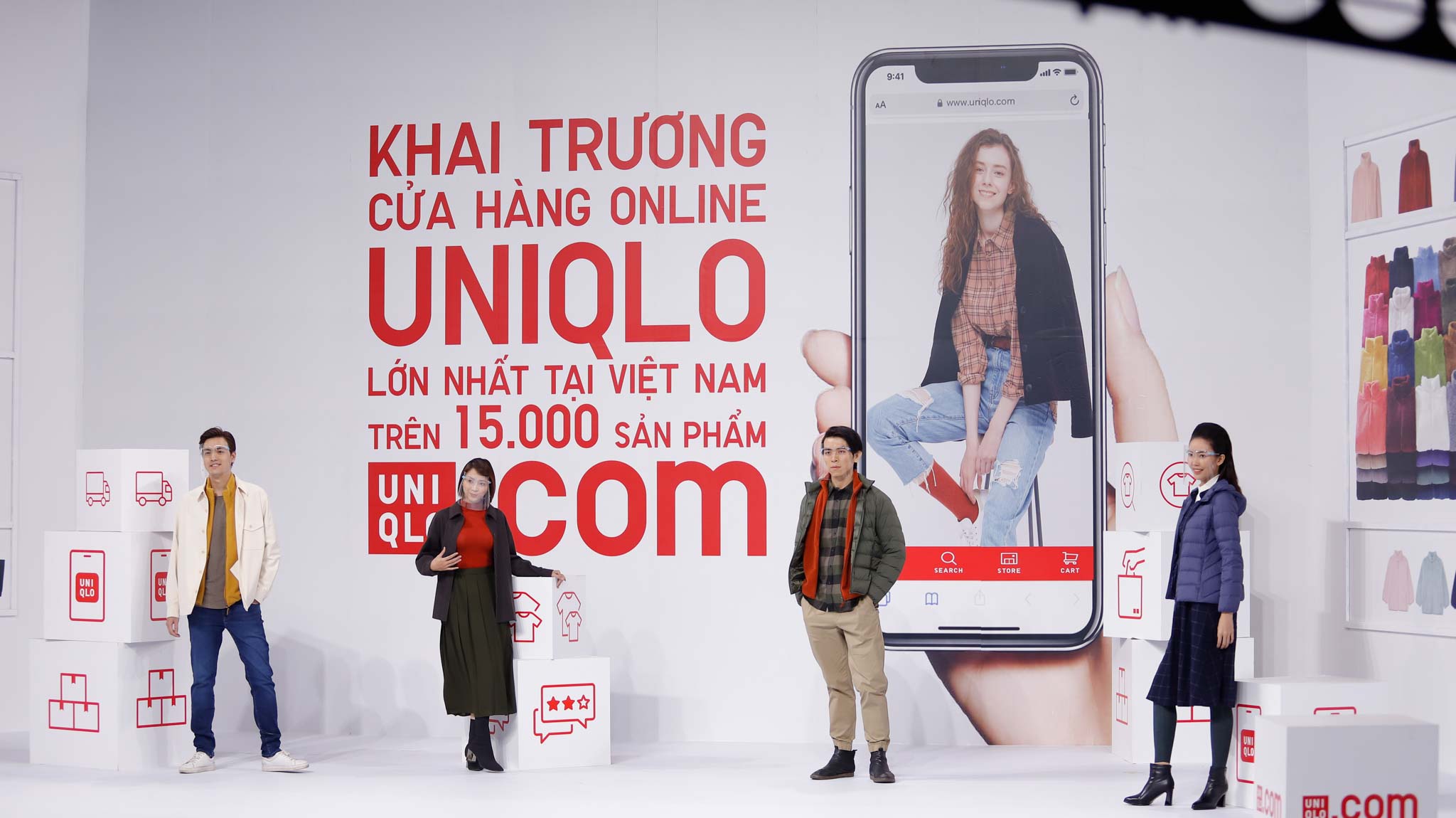 Cửa hàng UNIQLO lớn nhất tại Việt Nam với trên 15000 sản phẩm LifeWear