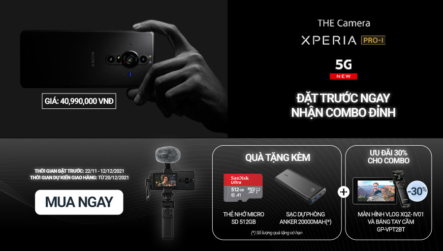 Sony Xperia PRO-I và Xperia 5 III chính thức ra mắt và cho đặt trước tại Việt Nam với loạt công nghệ đỉnh cao